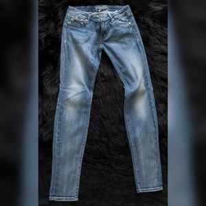 Denim skinny jeans